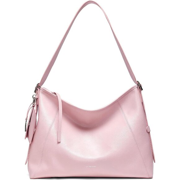 Lafestin Cinnamon Pink Leather Crossbody Bag Women Small Elegant Compact